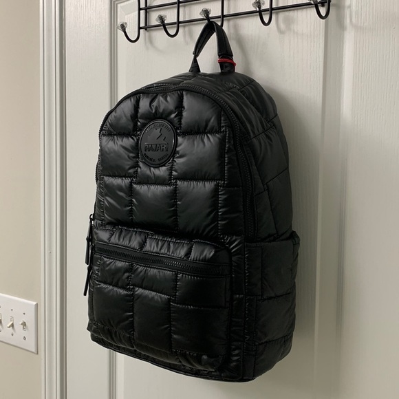 Pajar Black Quilted Puffer Backpack - Picture 1 of 17